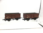 Bachmann 33-750C OO Gauge 16t Steel Mineral Wagon BR Brown B160415 x2