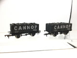 Dapol/Hereford Models OO Gauge 7 Plank Wagon Cannop 27 x2
