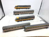 Hornby R401 OO Gauge HST Intercity 125 Exec Livery 5 Car Set (NEEDS ATTN)