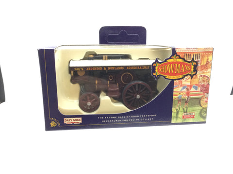 Lledo DG125001 1:76/OO Gauge Burrell Showmans Steam Wagon Anderton & Rowlands