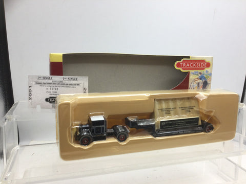 Lledo DG112002 1:76/OO Gauge Scammell Tractor with Low Loader Pilkington Bros