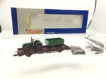 Roco 47695 HO Gauge DB Flat Wagon with Tractor and Trailer Load