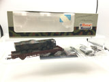 Roco Minitanks 809 HO Gauge DB Flat Wagon with Bundeswehr MAN 10t Truck Load