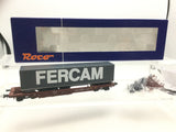 Roco 47630 HO Gauge FS Pocket Wagon with Fercam Truck Trailer Load