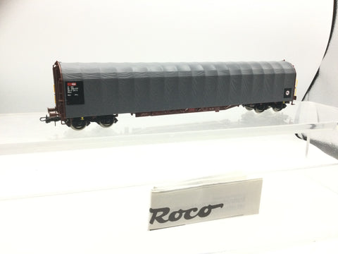 Roco 47606.A HO Gauge SBB Bogie Tarpaulin Covered Wagon