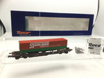 Roco 66708 HO Gauge OBB Pocket Wagon with Gruber Truck Trailer Load