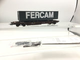 Roco 47630.A HO Gauge OBB Pocket Wagon with Fercam Truck Trailer Load