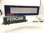 Roco 47630.A HO Gauge OBB Pocket Wagon with Fercam Truck Trailer Load