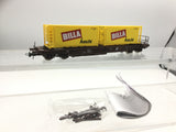 Roco 47634 HO Gauge OBB Flat Wagon with Billa Heute Container Load