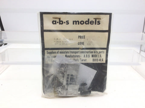 A.B.S Models OO Gauge Whitemetal GWR Iron Mink Wagon Kit