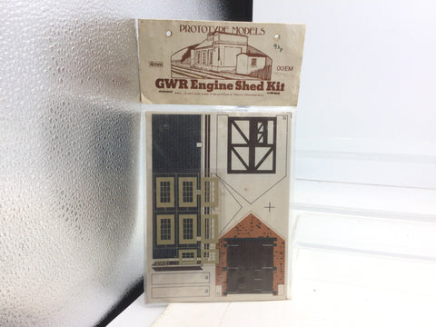 Prototype Models OO Gauge GWR Engine Shed Card Kit