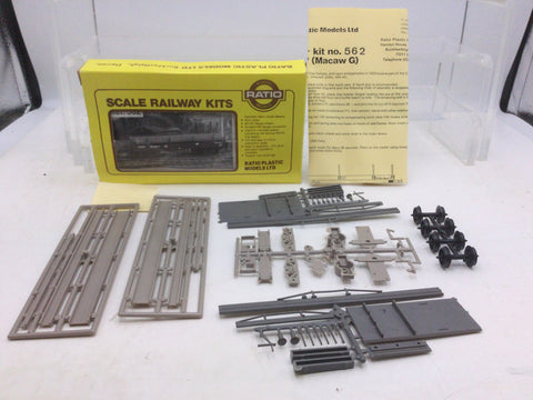 Ratio 562 OO Gauge GWR Bogie Bolster Wagon Kit