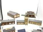 Job Lot of Kit Built N Gauge Buildings/Stations/Church/Houses