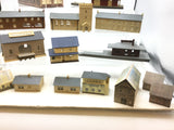 Job Lot of Kit Built N Gauge Buildings/Stations/Church/Houses