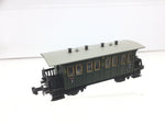 Minitrix N Gauge DRG 3rd Class 4 Wheel Passenger Coach 8817