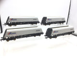 Accurascale 2642CEM3 OO Gauge Cutdown HYA Pack GBRF/CEMEX (4 Wagons)