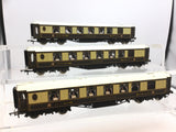 Hornby R4196 OO Gauge Pullman Golden Arrow Coach Pack