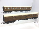 Triang/Hornby R745/R746 OO Gauge Teak Thompson Coaches