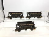 Hornby R6280 OO Gauge PGA Hopper Wagon Tarmac Quarry Products Triple Pack