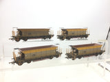 Hornby OO Gauge Departmental Seacow Wagon Weathered x4