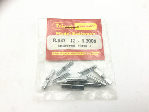 Triang/Hornby R.837 OO Gauge Super 4 Track Joiners/Fishplates (Pack 12)