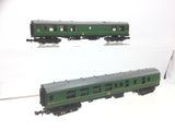 Lima 0352/0354 N Gauge BR Green Mk 1 Coaches S1297