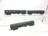 Lima 0352/0354 N Gauge BR Green Mk 1 Coaches x3 S33289/S33485