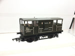 Hornby R6434 OO Gauge BR Olive Green Shark Brake Van DB993792