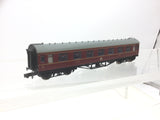 Graham Farish 374-835A N Gauge LMS Maroon Stanier Corr 3rd Coach 1674
