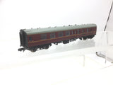 Graham Farish 374-187 N Gauge BR Maroon Mk1 BSK Brake 2nd Corr Coach M34140