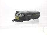 Minitrix N204 N Gauge BR Green Class 27 D5379 (L1)