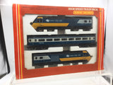 Hornby R332 OO Gauge Intercity HST 125 Blue/Yellow 3 Car Set
