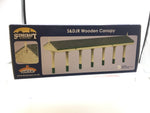 Bachmann 44-0188A OO Gauge S&DJR Wooden Canopy Green and Cream
