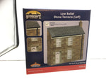 Bachmann 44-0219A OO Gauge Low Relief Stone Terrace Left Hand Door White
