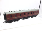 Bachmann 34-325 OO Gauge LMS Maroon 50' Parcels Van M31386M