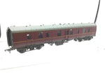 Bachmann 39-176F OO Gauge BR Maroon Full Brake Coach W81266 Weathered