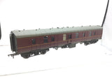 Bachmann 39-176F OO Gauge BR Maroon Full Brake Coach W81266 Weathered