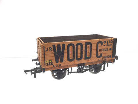 Bachmann 37-080 OO Gauge 7 Plank Wagon JR Wood & Co, London