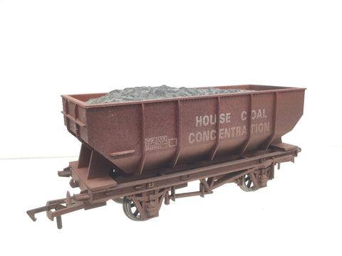 Dapol 4F-034-006 OO Gauge 21t Hopper Wagon House Coal (Weathered)