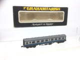 Graham Farish 0685 N Gauge BR Blue/Grey Mk 1 Corr 2nd Coach E24772