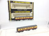 Graham Farish 0775 N Gauge BR Red/Cream Mk 1 Full Brake Coach W80657 x2