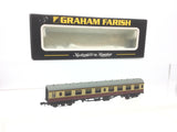 Graham Farish 374-050C N Gauge BR Red/Crm Mk1 SK Corr 2nd Coach E24783