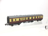 Graham Farish 0696 N Gauge BR Mar/Crm Mk1 Brake Coach W21021