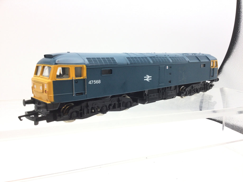 Hornby R484 Hornby R404 OO Gauge BR Blue Class 47 No 47568