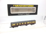 Graham Farish 0696 N Gauge BR Mar/Crm Mk1 Brake Coach W21021