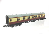 Graham Farish 374-150A N Gauge BR Red/Cream Mk1 1st Corridor Coach M13062