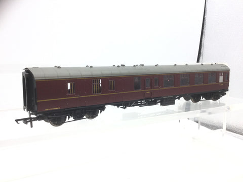 Hornby R4785 OO Gauge BR Maroon Mk1 Brake 2nd Coach E34729