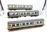 Hornby R698 OO Gauge BR Blue/White Class 110 3 Car DMU