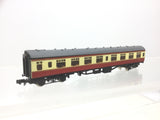 Graham Farish 068C N Gauge BR Crimson/Cream Mk1 Corr 2nd Coach M25168