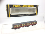Graham Farish 0686 N Gauge BR Red/Cream Mk1 Corr 2nd Coach W24335